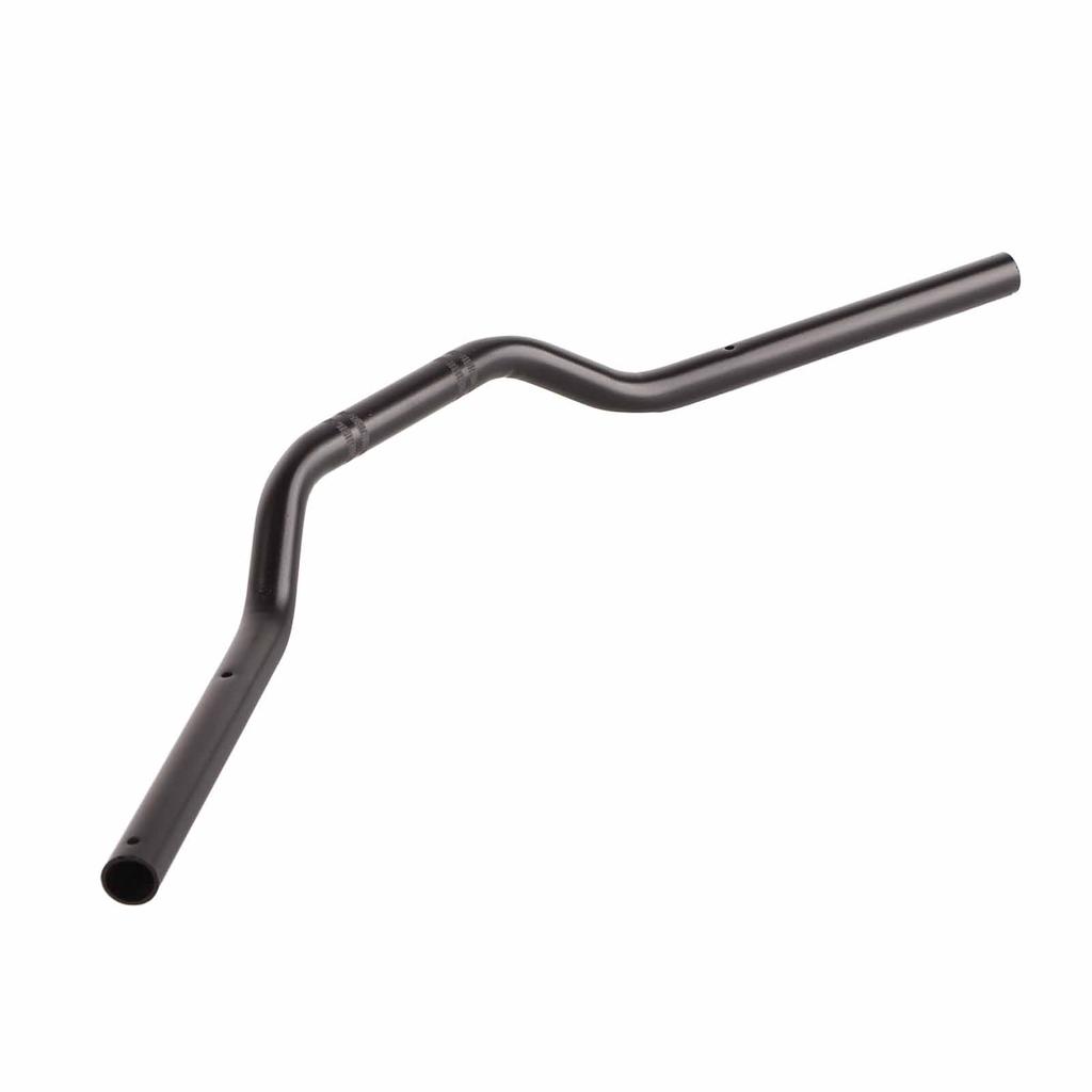 22mm Steel Motorcycle Tracker Handlebar Drag Bar Replacement Part(Black)