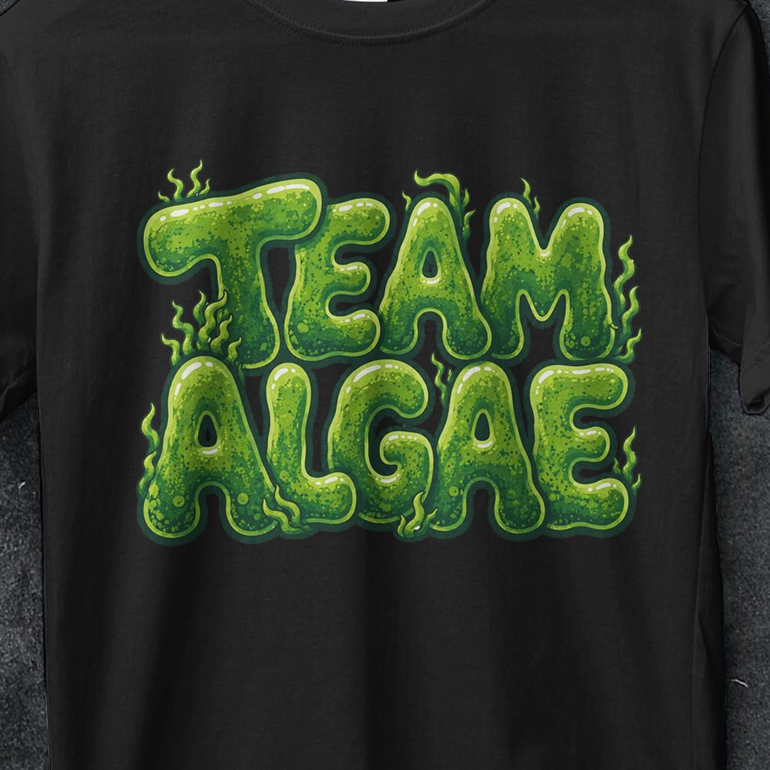 Team Algae T-Shirt, team algae, Reflecting Pond Shirt, Algae team, Fight Fascism, Abolish Ice, Eat The Rich, DC Protest, Anti Trump Merch S