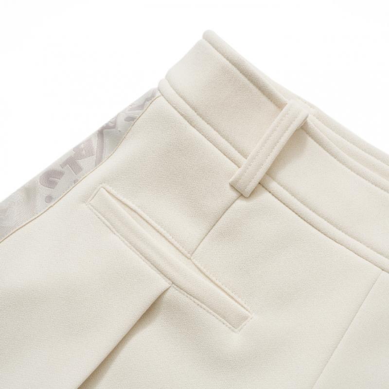 Blu Dot Fleece Pants Bonding Logo Tape Wh