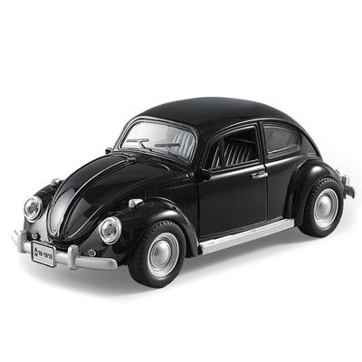 1/18 Model Samochodu Beetle ze Stopu Metalowe Odlewy Klasyczne Pojazdy Model Samochodu Wysoka Symulacja Dźwięk Światło Kolekcja Zabawki dla Dzieci Prezent
