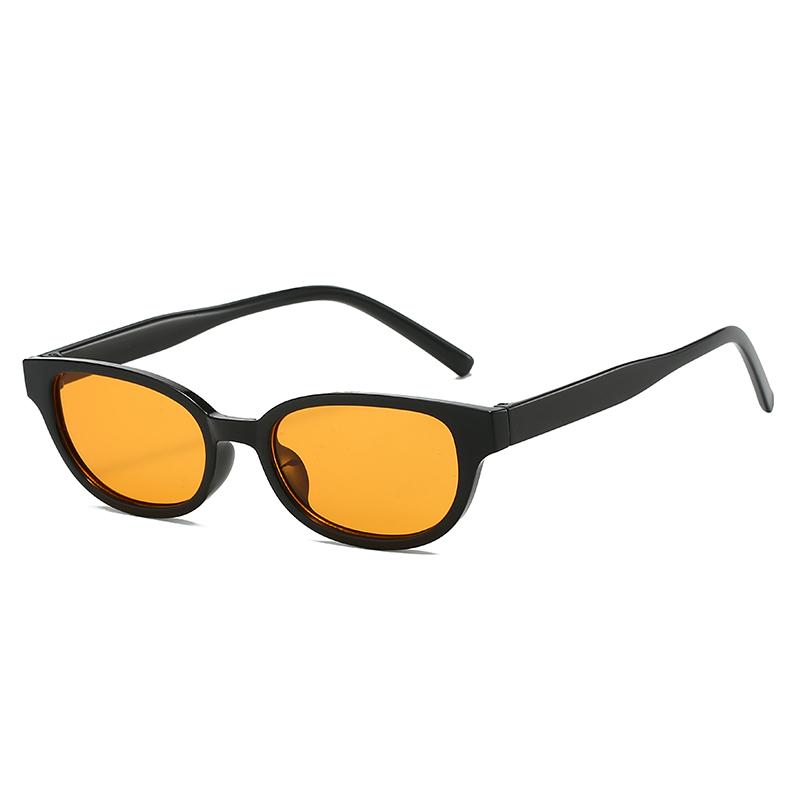 Fashion Small Cat Eye Women Sunglasses Retro Yellow Blue Shades UV400 Men Trending Sun Glasses