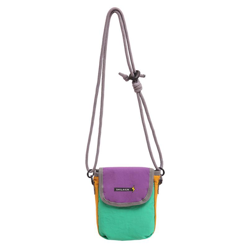 Korean Style Mini Crossbody Bag 2025: Unisex High-End Canvas Phone Carrier