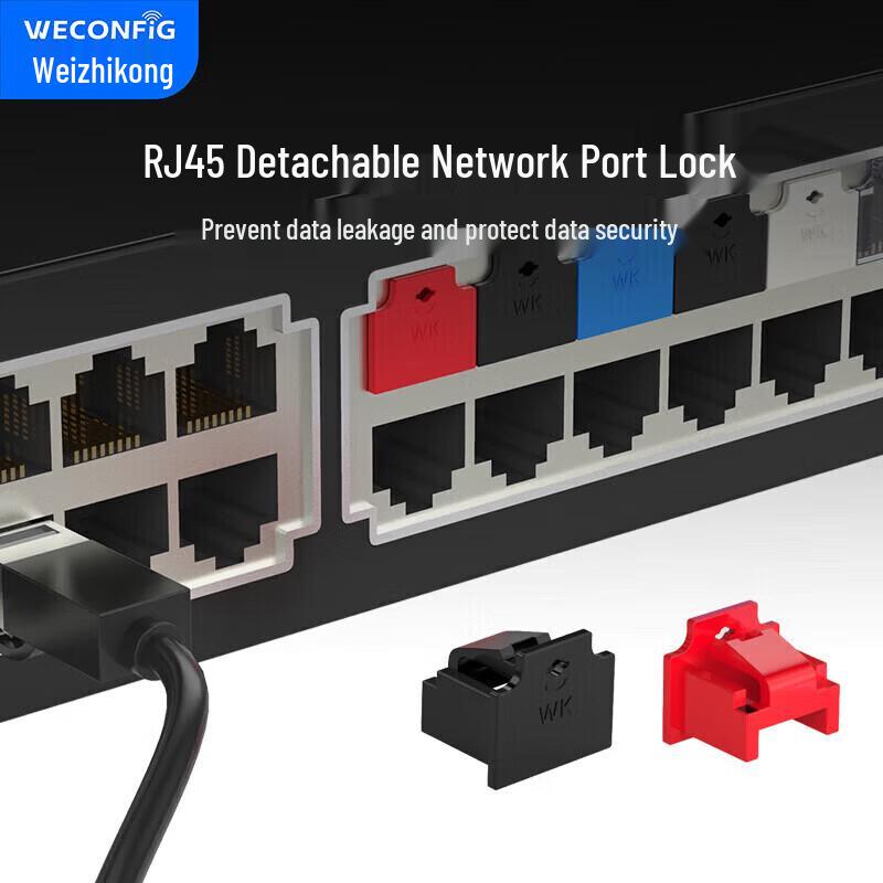 WZHIK Ethernet Port Dust Plug and Blocker Kit