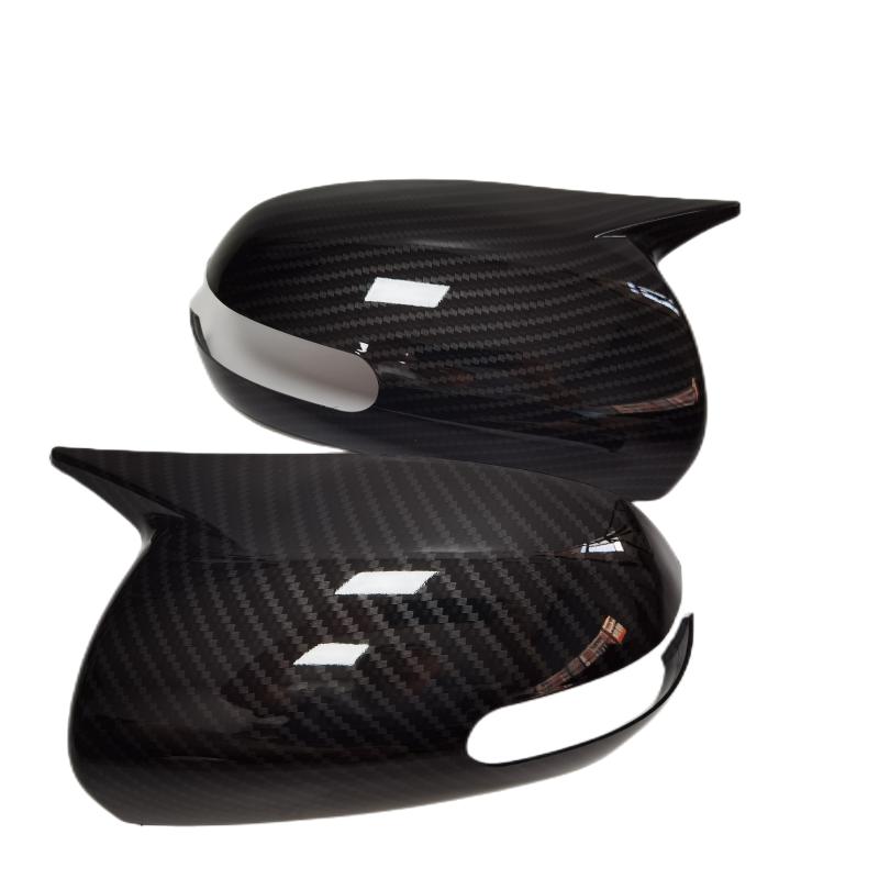 For KIA K3 Forte Cerato Ceed 1 2009-2013 Car Rearview Side Mirror Cover Wing Cap Exterior Sticker Door Case Trim Carbon Fiber