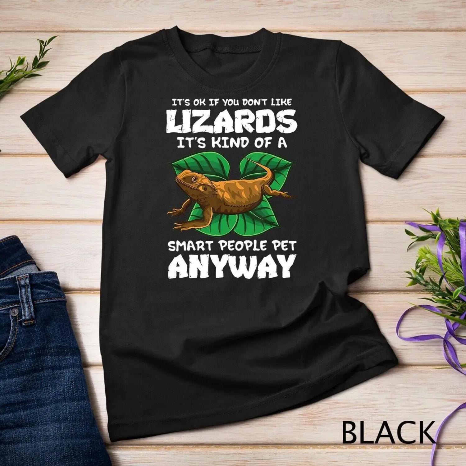 Funny Bearded Dragon Pet Lizard Humor Reptile Herpetolo T shirt S