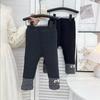 Winter Korean Style Girls' Sweet Padded Cotton Lace Leggings - Baby/Toddler Thickened Pants