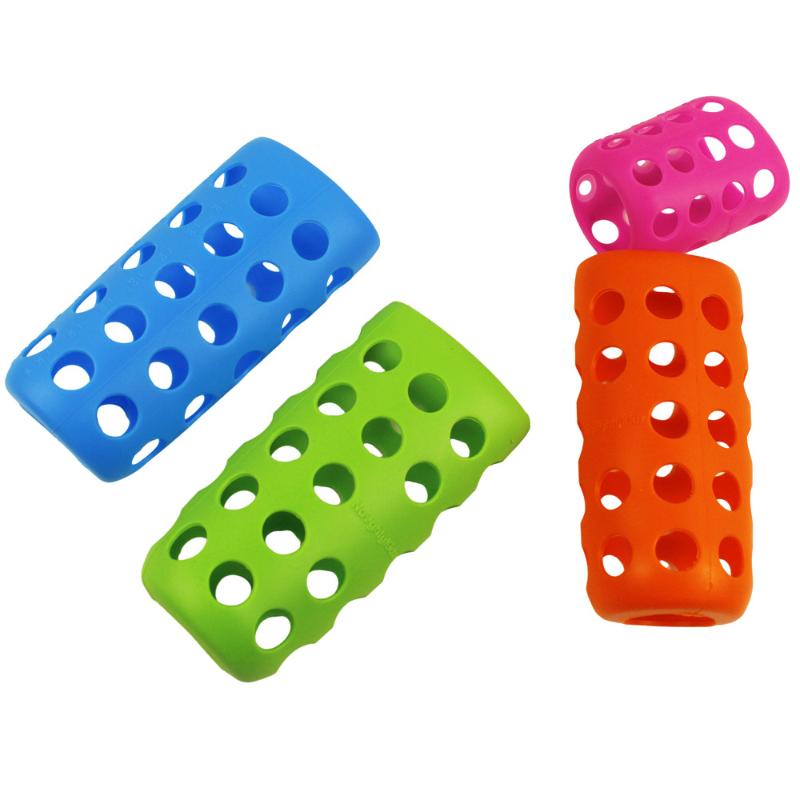 Silicone Sleeve For Glass Baby Bottle Protective Silicone Bottle Cover For Milk Bottle 5.5-6Cm Dia Water Bottle Silicone Sleeve