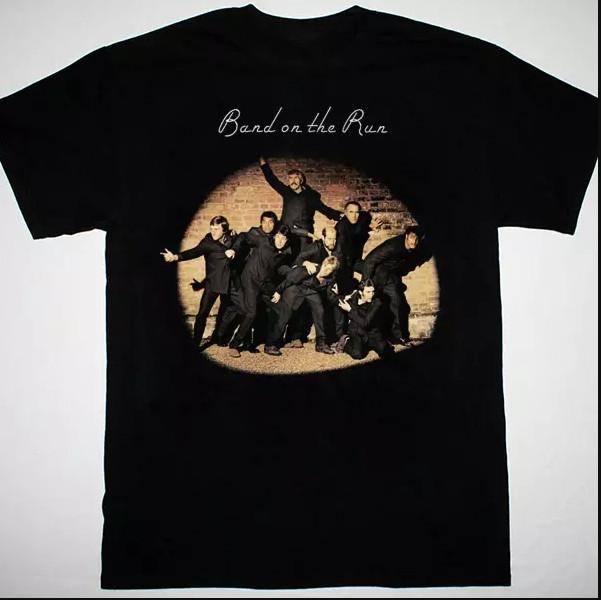Paul McCartney Wings Band On The Run T-shirt size S-5XL XL