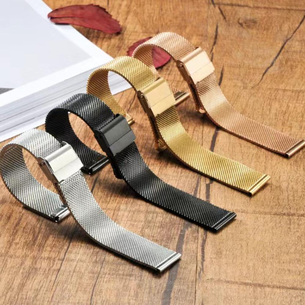 For Samsung Galaxy Fit3 Watch Band Milanese Loop Stainless Steel Adjustable Wrist Strap with Clasp
