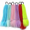 Children's Wig Dreadlocks Hair Accessories Bow Tie Style Colorful Braided Hair Ties Girls' Short Stage Cute Ombre Ponytail