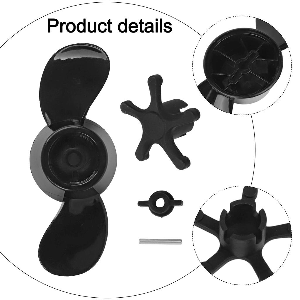 Boating Accessories Outboard Engine Propellers Easy Installation Boat Parts Engine Enhanced Maneuverability Stable Performance