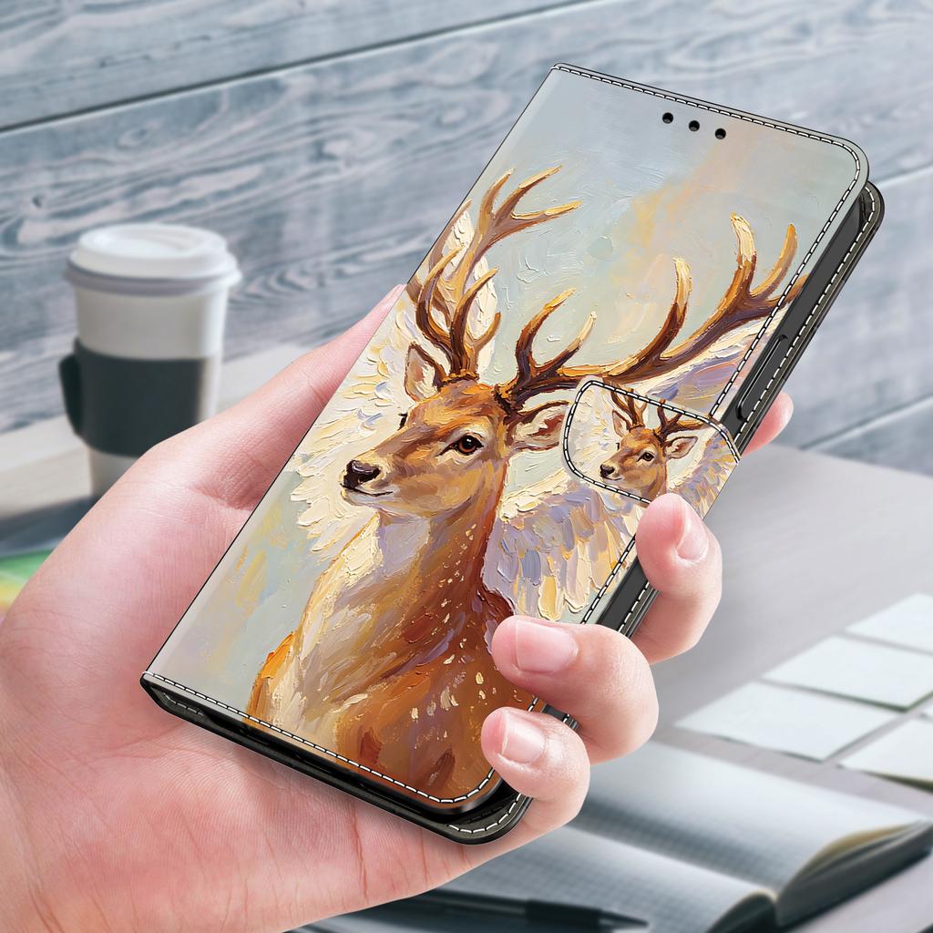 Magnetic Flip Leather Cover Wallet Case For Oppo A92 A93 A94 A95 A98 Wallet Magnetic Case For Oppo A32 A33 A53 A73 2020 4G/5G