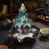 Lucky Fish Backflow Stick Incense Burner Mini Lotus Incense Burner  Office Decor