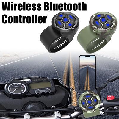Drahtlose Bluetooth 5.3 Lenkradfernbedienung Autozubehör Media Controller Tragbare Fernbedienungstaste Motorrad Fahrradlenker