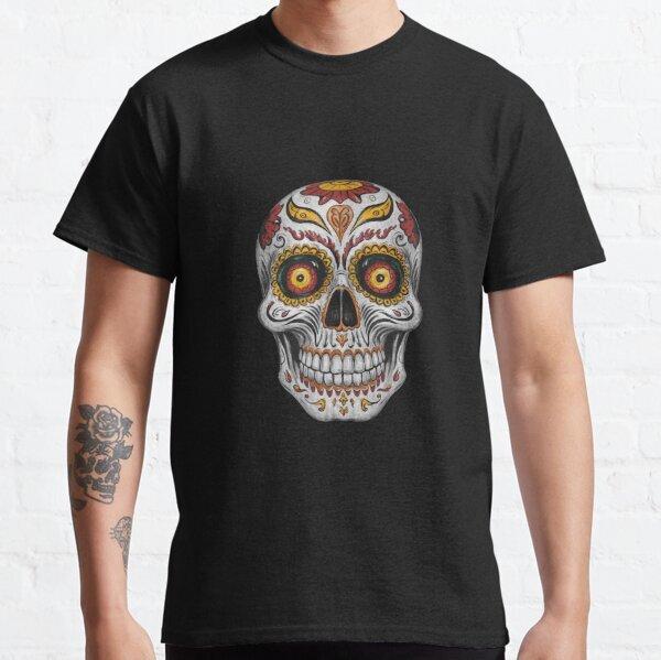 BEST SELLING Traditional Day of the Dead Skull Classic T-Shirt S