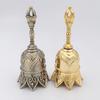 Fashionable Clear Sound Hand Bell Bronze Metal Retro Rose Church Bell Golden Dinner Bell For Restaurant Bar Jingle Bell Church