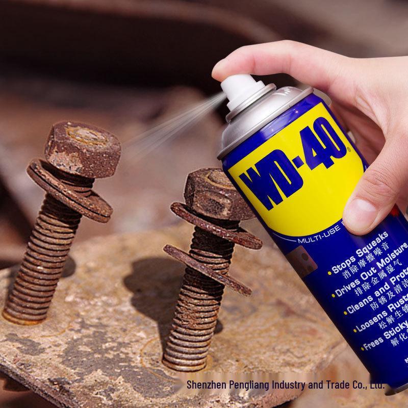 WD-40 Rust Remover: 300ML Anti-Rust & Lubricating Oil for Metal – Cleans, Loosens Screws, and Prevents Corrosion.
