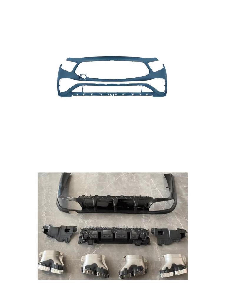 Mercedes-Benz CLS-Class C257 AMG 2022 Front Bumper with 2 Sensor Holes