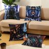 Genshin Impact Capitano Thrain Pillow Case Short Plush Double-sided Print Square Throw Pillow Covers Sofa Home Cushion Decor