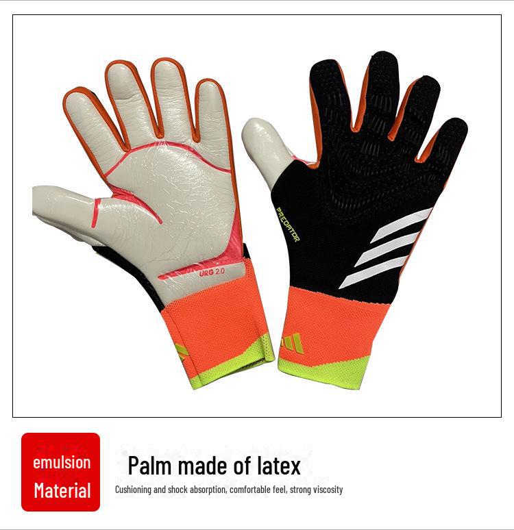 Latex Anti-Skid Goalkeeper Gloves for Training & Sports