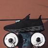 Men's Cross-Border Flyknit Mesh Sneakers, Sizes 45-47, Lightweight Low-Top, All-Season Casual Sports Shoes