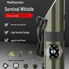 Multi-function Outdoor Survival Whistle & Emergency Shelter Kit