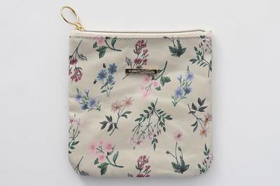 DDintex FLORET LONDON 13 X 2-Side Pouch, Annie, Green, 13.5cm [Liberty Print]