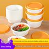 HANDUNYOU Disposable Rectangular Food Containers with Lids, 500ml