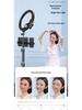 Dual Mobile Phone Tripod with Multi-Angle Stand and Fill Light for Outdoor Live Streaming and Photography