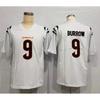 Mens NFL Jacksonville Jaguars Football Jersey Custom Number 9 Burrow 1 Chase 14 18 28 Premium Cotton Sportswear