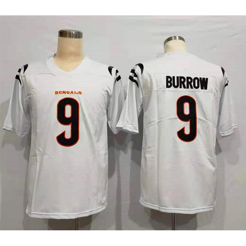Mens NFL Jacksonville Jaguars Football Jersey Custom Number 9 Burrow 1 Chase 14 18 28 Premium Cotton Sportswear
