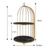Storage Rack Light Luxury Finishing Table Rack Nordic Style Skin Care Product Bird Cage Rack