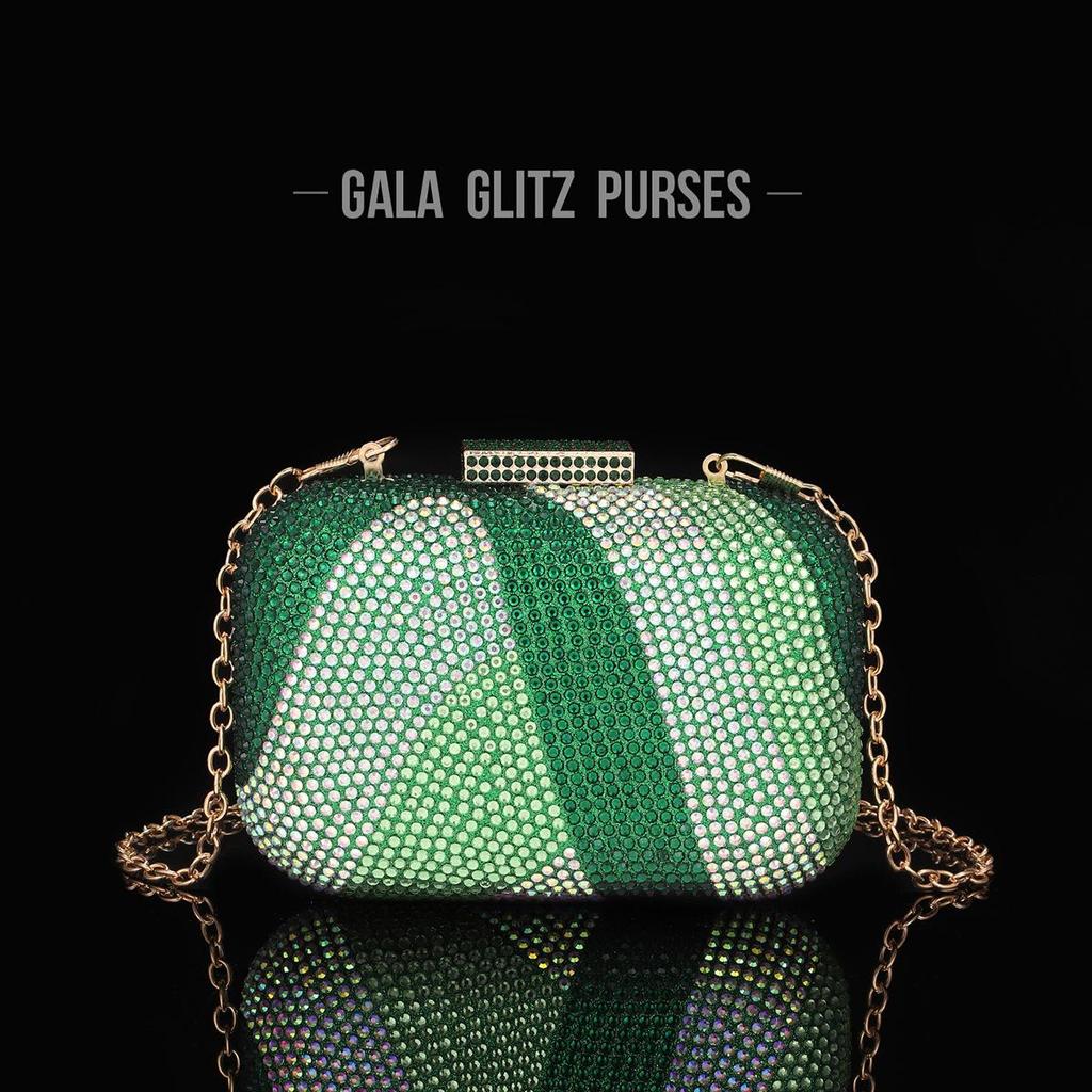 Europeisk och Amerikansk Kvällsväska för Damer med Diamanter och Kristaller för Fest och Bröllop