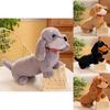 Adorable Soft Plush Dachshund Dog Toy For Kids Perfect For Cuddly Companionship Gift