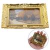 Diy Dollhouse Mini Oil Painting Dollshouse Miniature 1:12 Furniture Doll House