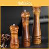 Wooden Pepper Salt Mill Set Antique Finish Culinary Preparation Kitchen Decor