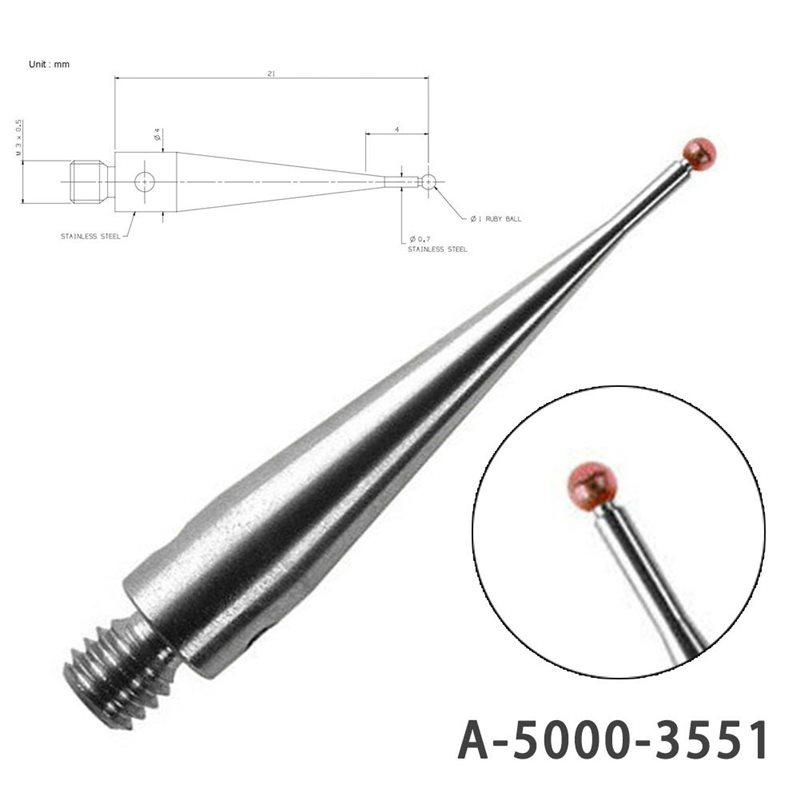 Frischer CMM Tastkopf A-5000-3551 Mit 1mm Kugelspitzen 1Stück M3 Gewinde Für CNC Werkzeugmaschinen-Tastköpfe