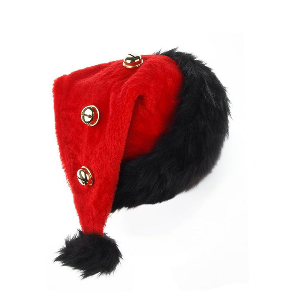 Christmas Decorations: Winter Plush Christmas Hats With Bells