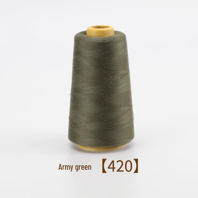 402 Fine Thread Sewing Machine & Hand Sewing Spools, White Cotton for Clothes, Quilts, Overlock - Large & Small Spools