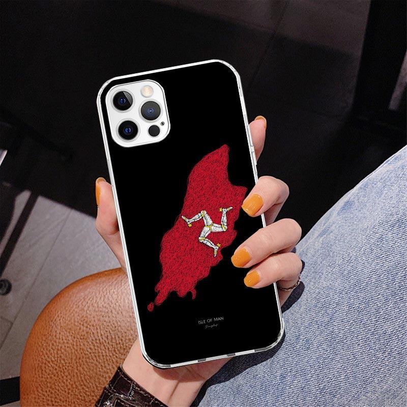 Isle of Man Coat of Arms Phnoe Case for Iphone 17 Air 16 16E 11 12 13 Mini 14 Plus 15 Pro Max 7 8 + SE 2020 Phone Cover Coque
