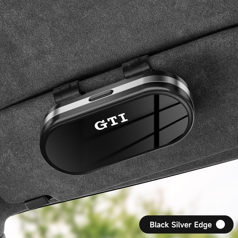 Car Sun Visor Organizer Glasses Ticket Card Box Styling Accessories For VW GTI Polo Passat Golf Tiguan Jetta Beetle CC TireValve zw8