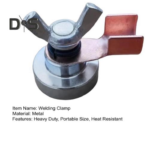 Magnetic Welding Grounding Clamp Heavy Duty Welding Support Holder Portable Metal Welder Welding Ground Clamp Tools