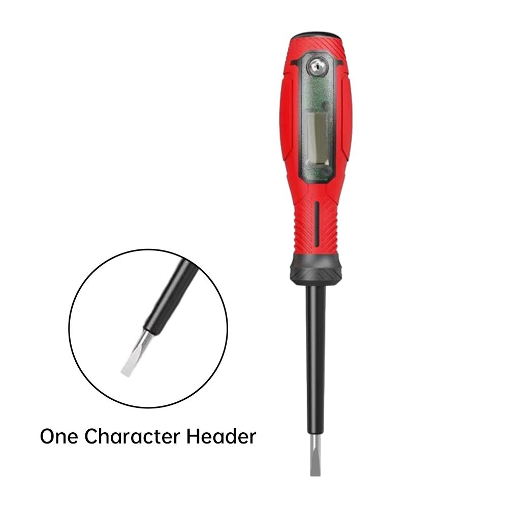 12-220V Non-Contact Screwdriver Voltage Tester Pen LCD Display Screen Voltmeter Detector Electrical Pen Voltage Indicator