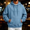 Men's Retro Hoodie Loose Fit Casual Pullover Sweatshirt for Fall Winter