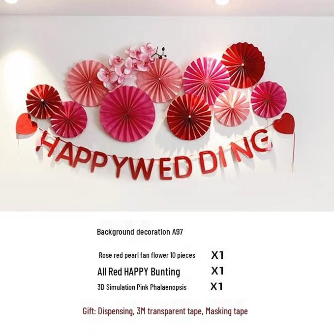 Романтическая свадебная цветочная композиция для гостиной, спальни и прикроватного декора