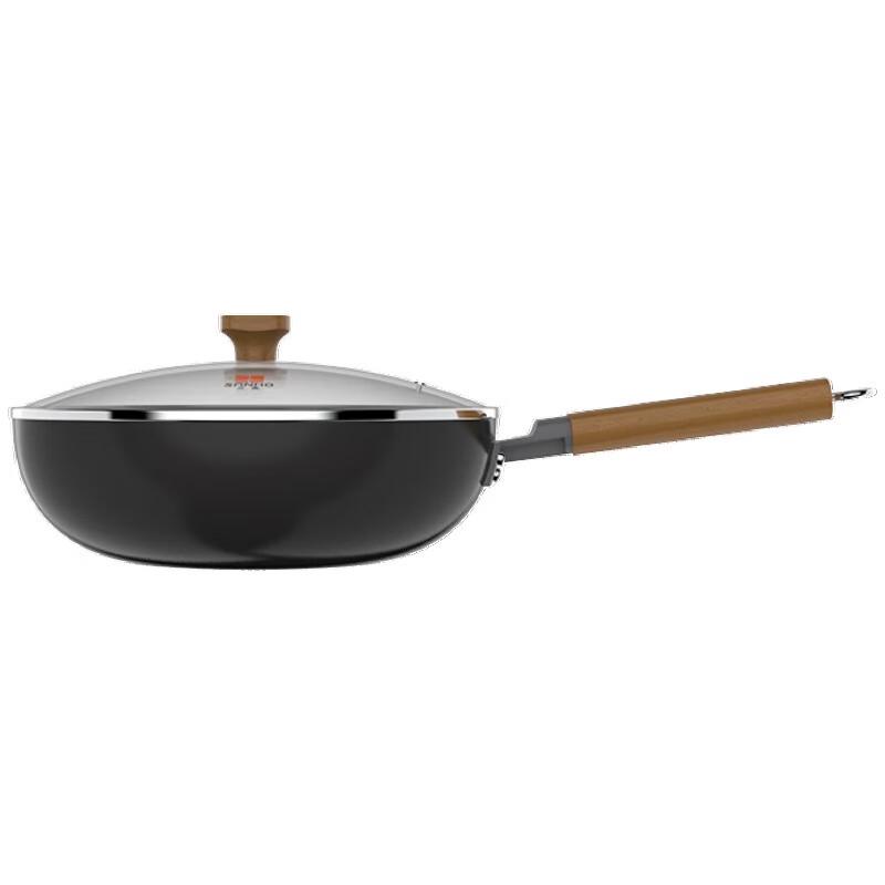 Sanhe 32cm Uncoated Refined Iron Wok