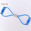 Figure 8 Fitness Resistance Band with Anti-slip Handle Portable Men Women Arm Shoulder Stretch Strength Training Exercise Elastic Strap Tension Rope
