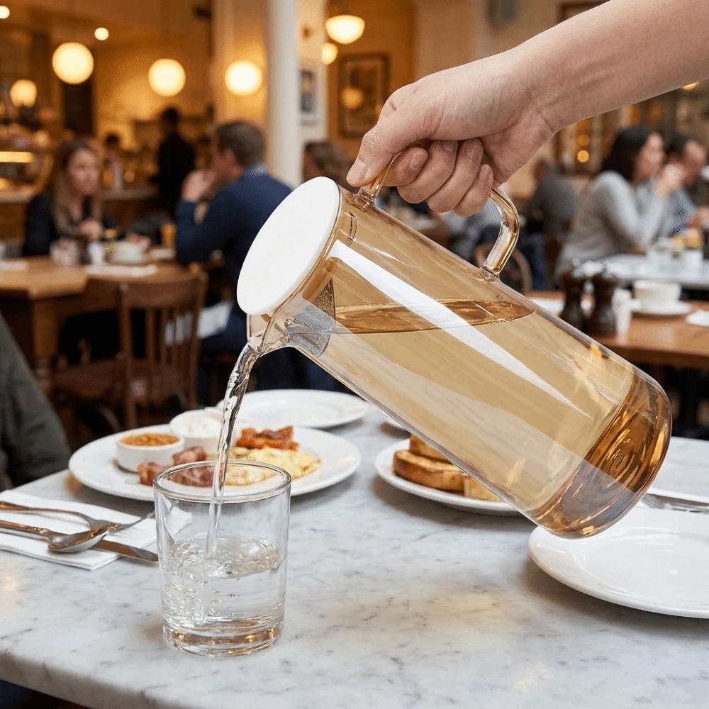 with Lid Glass Kettle Large Capacity Iced Tea Pitcher Milk Bottle Juice Kettle  Cold Beverages
