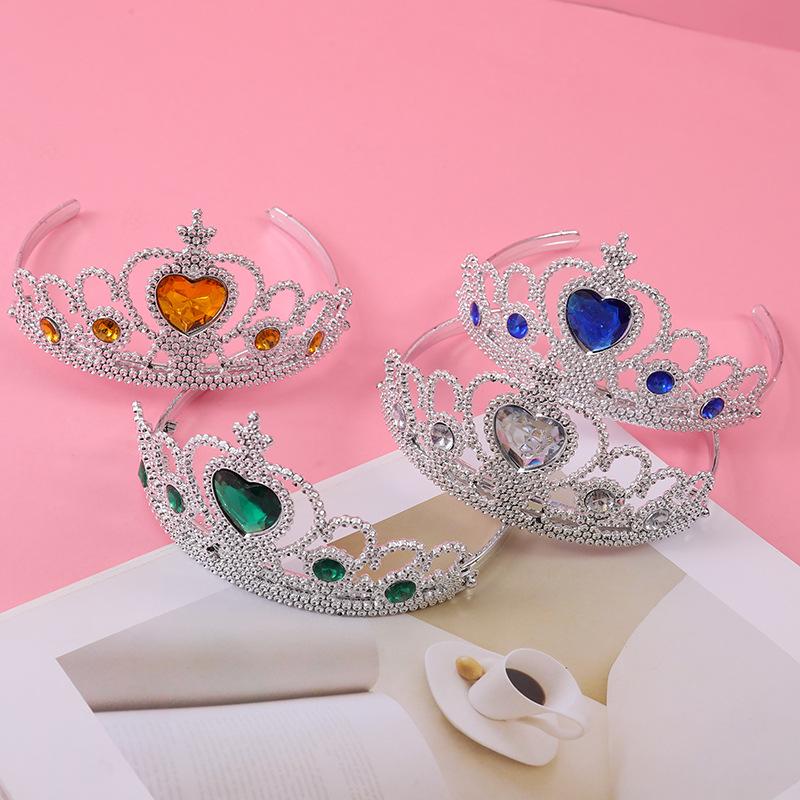 Children's Princess Costume: Gem Crown, Magic Wand, Headdress, and Fairy Headband Set