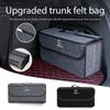 For Car Logo Trunk Storage Box Large Capacity Tool Organiser Bag Accessories V60 V90 S60 S80 S90 C30 XC40 XC60 XC70 XC90